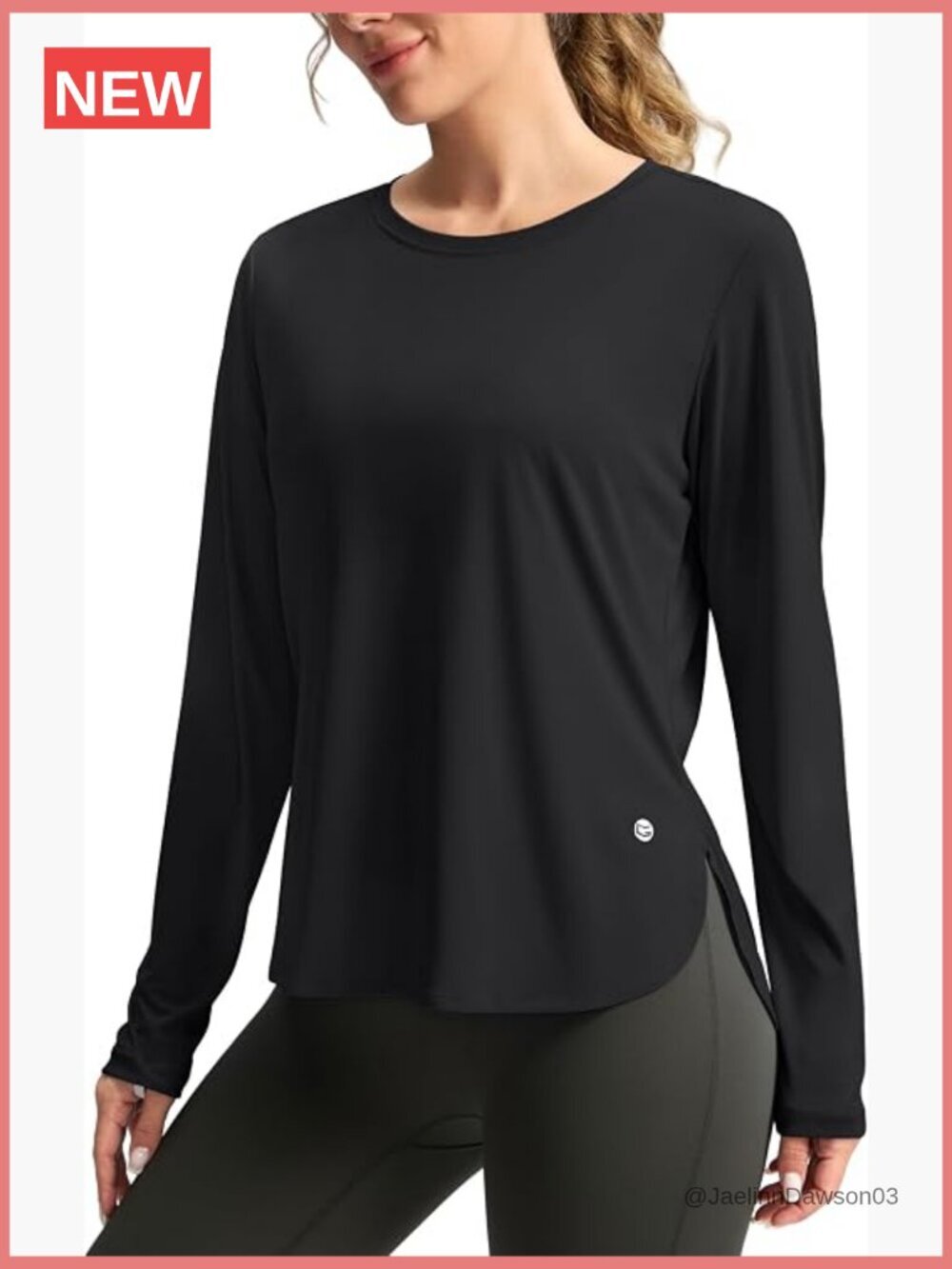 UPF 50+ Long Sleeve UV Protection Shirt Lightweight Quick Dry Workout Hiking Top